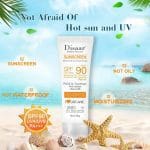 کرم ضد آفتاب حاوی SPF90 دیسار حجم 40 گرم