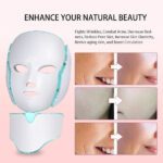 ماسک ال ای دی نقابی نور درمانی صورت و گردن مدل LED beauty mask