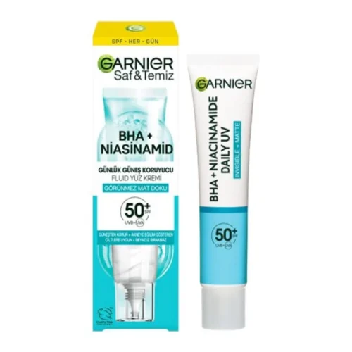 کرم ضدآفتاب فلوئیدی بی رنگ گارنیر SPF 50