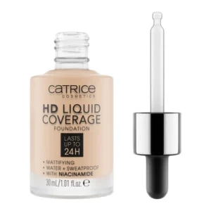 کرم پودر کاتریس سری HD مدل Liquid Coverage